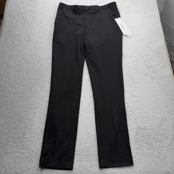 Calvin Klein Other - Calvin Klein Jayden Mens Skinny Fit Dress Pants Black 36W x 34L JAYDPJJY0102 NEW